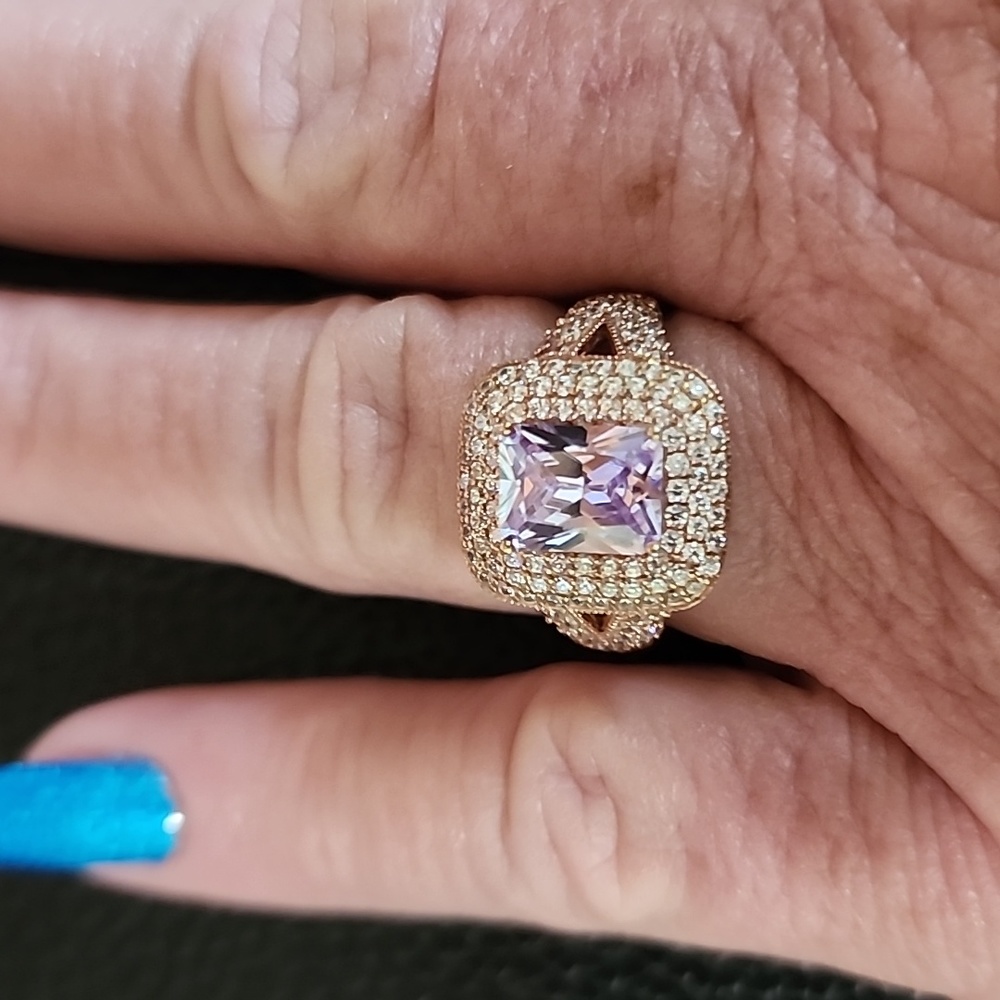 Vanna Kay Rose Gold CZ Ring